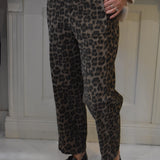 PANTALON  LEOPARD Beige