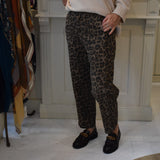 PANTALON  LEOPARD Beige