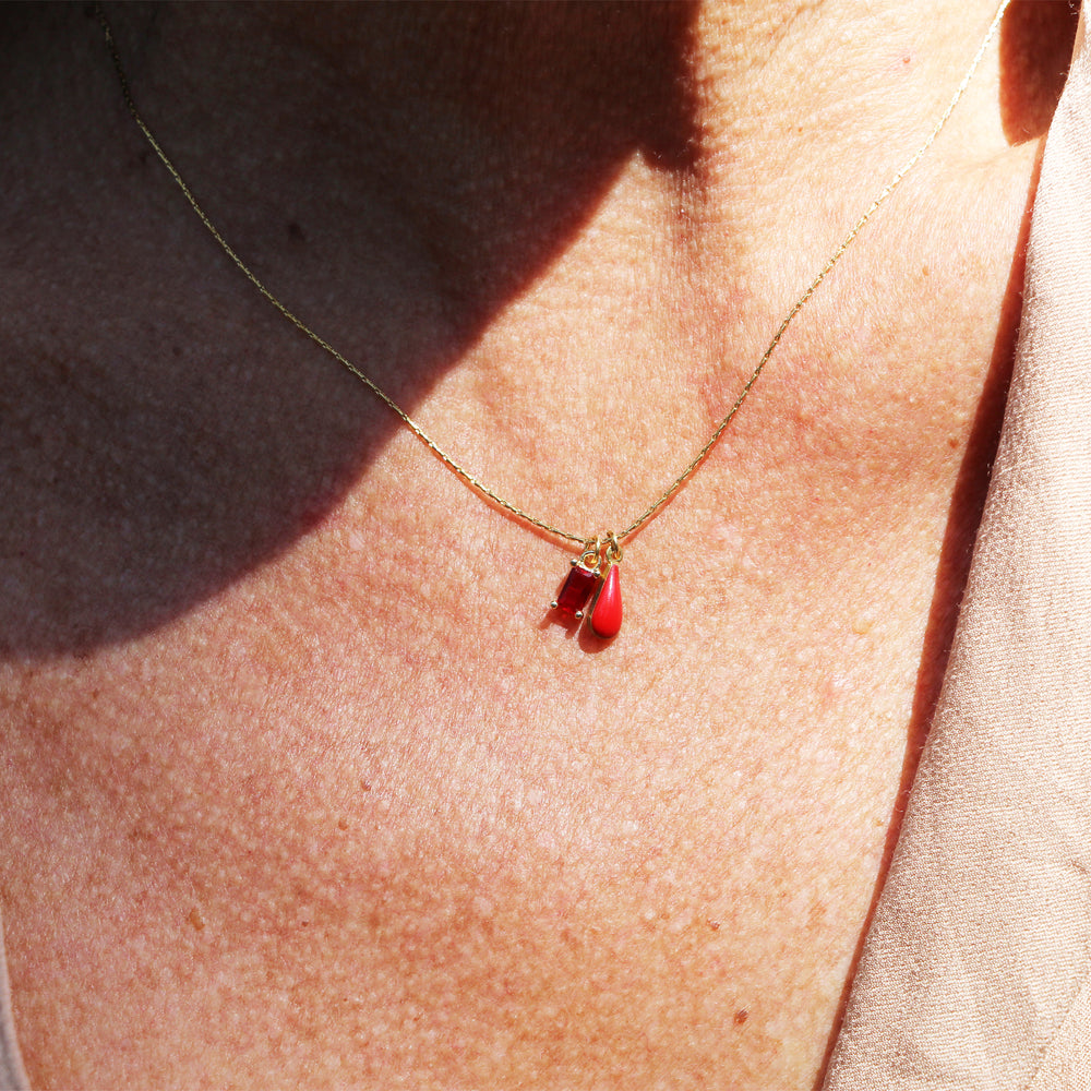 COLLIER DIDOU ROUGE