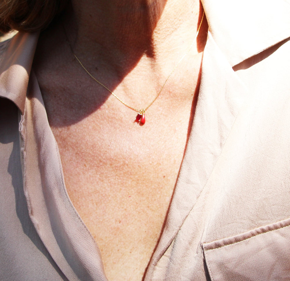 COLLIER DIDOU ROUGE