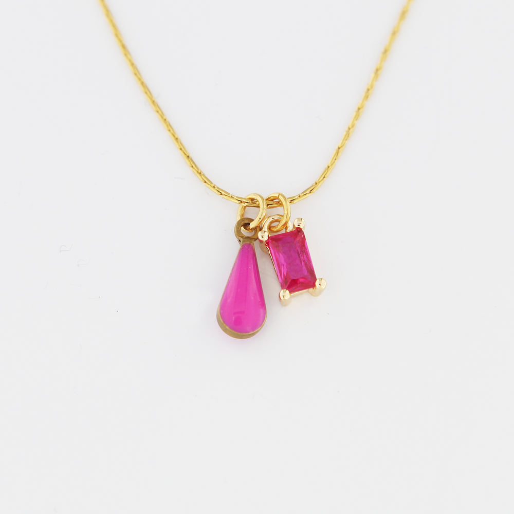 COLLIER DIDOU ROUGE