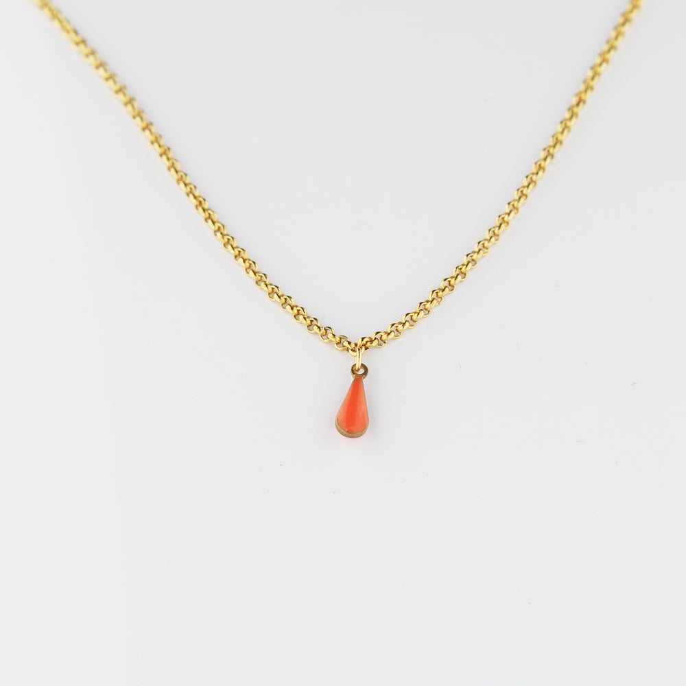 COLLIER ANTO ORANGE