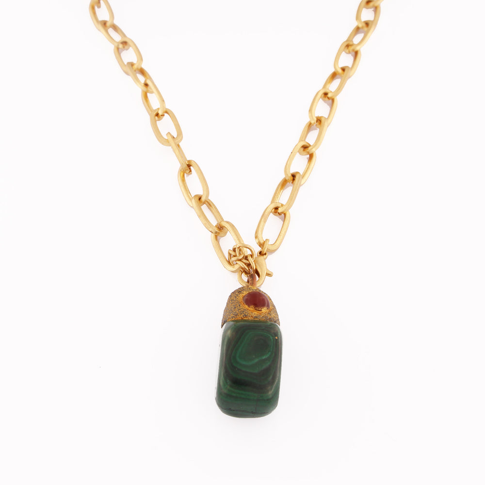 COLLIER MALACHITE